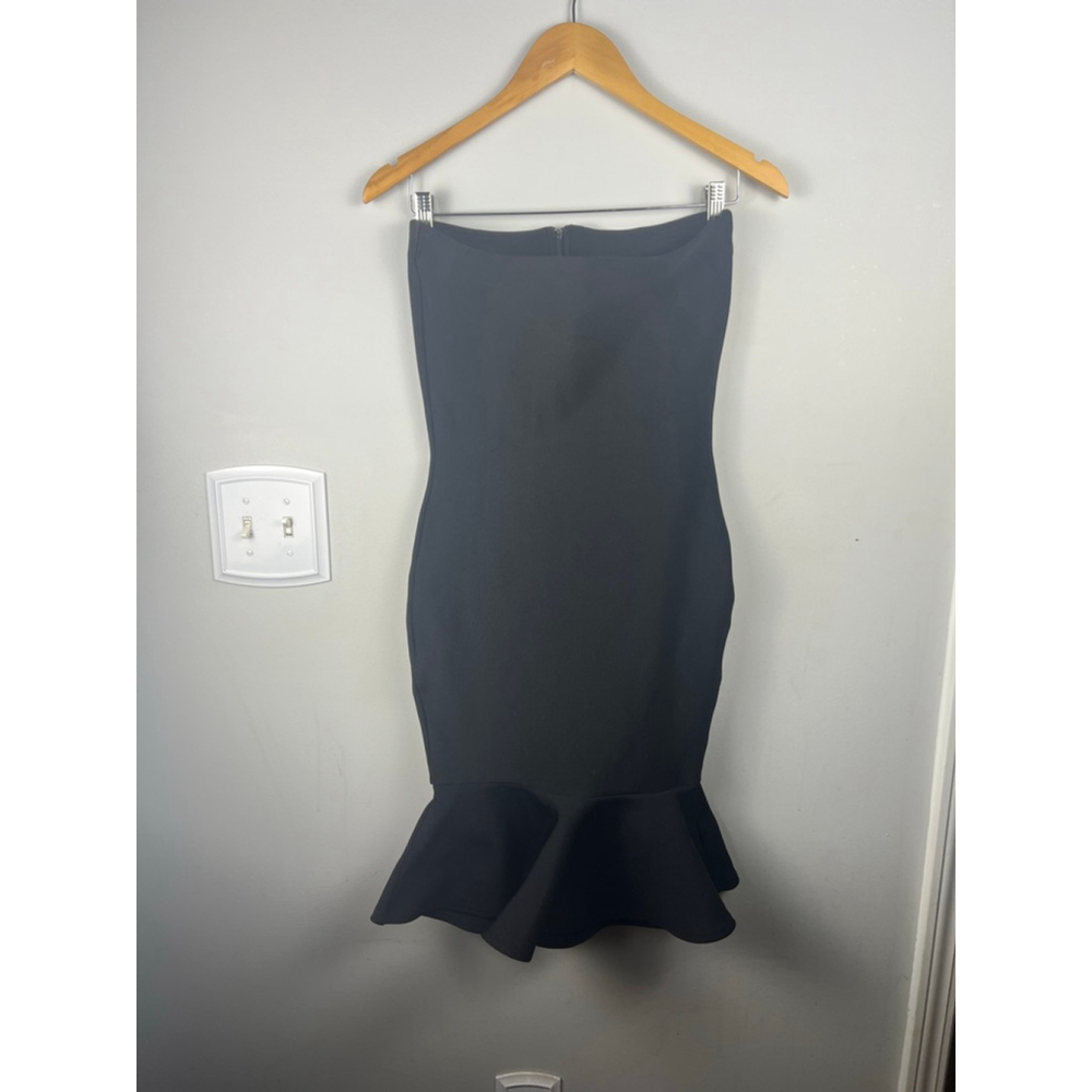Windsor Black Strapless Bodycon Mermaid Hem Dress – Size Small